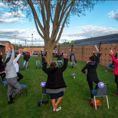 Women celebrate Mother's Day 2021 in Richfield, MN